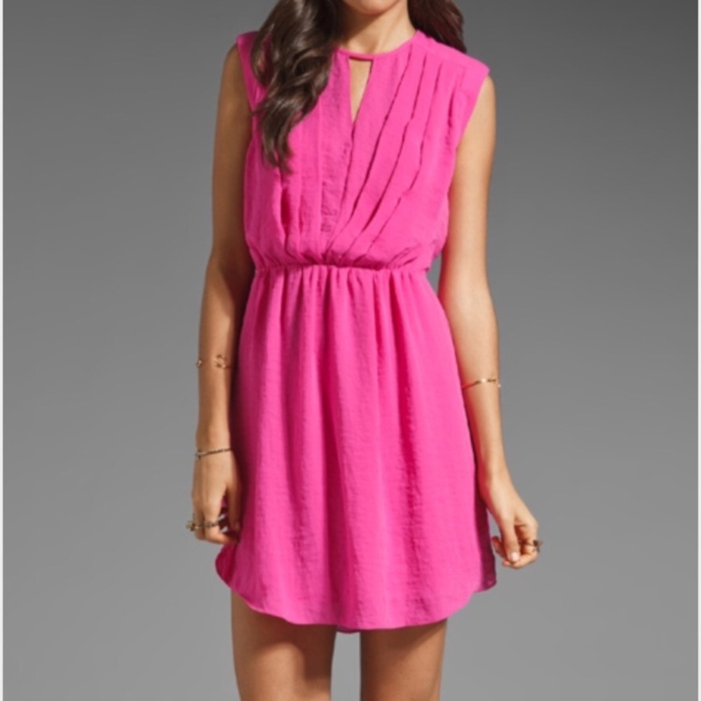 Rebecca Taylor Fuchsia Cocktail Dress